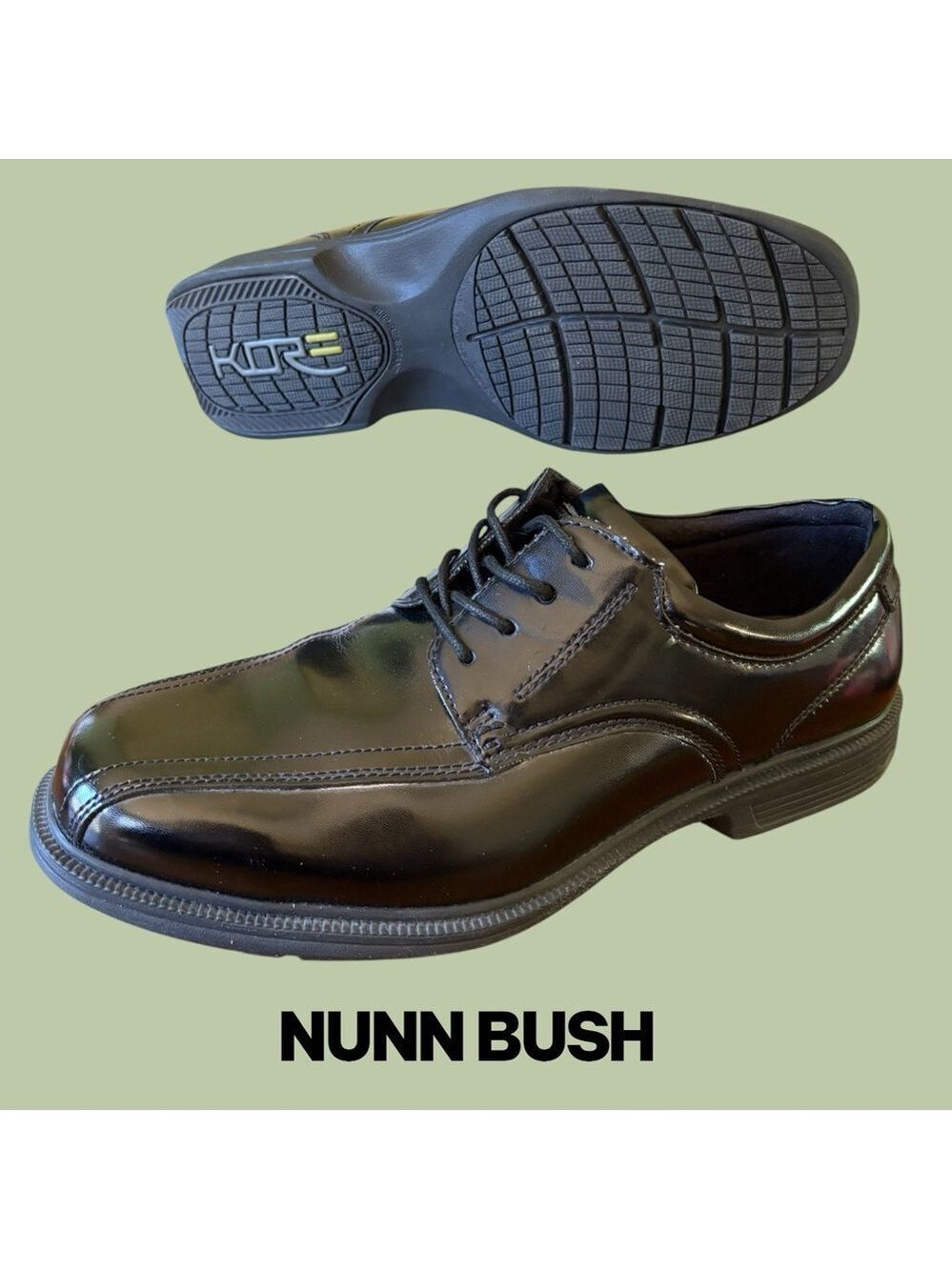 Nunn Bush Men’s 10.5 Bourbon Street Men's KORE Oxford Dress Shoes. Like new! EUC